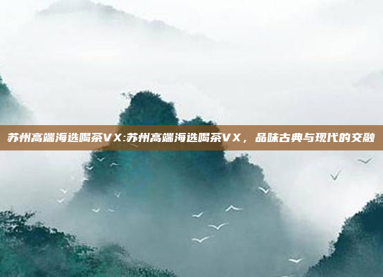 苏州高端海选喝茶VX:苏州高端海选喝茶VX，品味古典与现代的交融