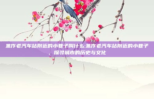 焦作老汽车站附近的小巷子叫什么:焦作老汽车站附近的小巷子，探寻城市的历史与文化