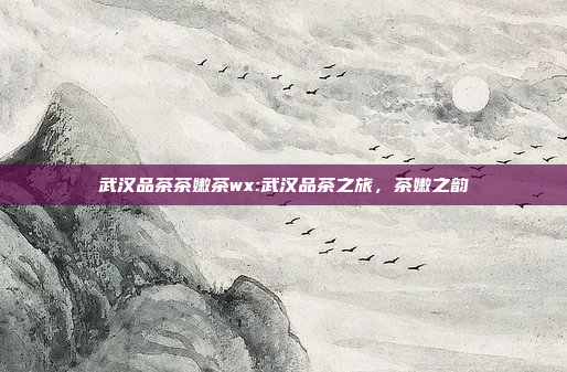 武汉品茶茶嫩茶wx:武汉品茶之旅，茶嫩之韵