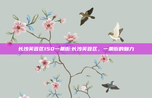 长沙芙蓉区150一条街:长沙芙蓉区，一条街的魅力