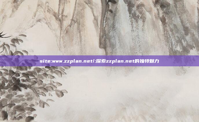 site:www.zzplan.net/:探索zzplan.net的独特魅力